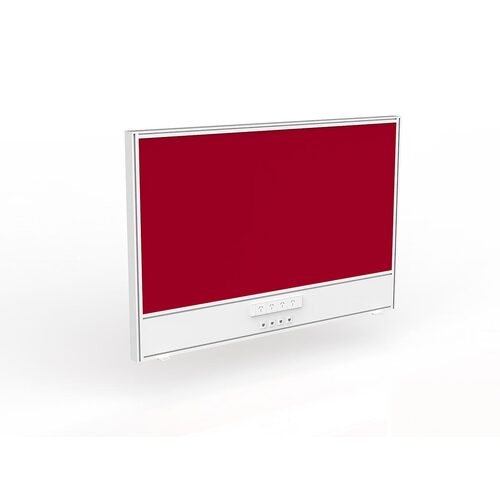 Studio Screen For B2B Power/data 1200 Tomato Red In White