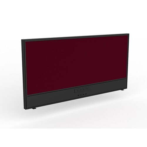 Studio Screen For B2B Power/data 1600 Ruby Red In Black