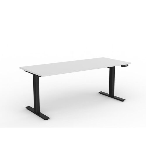 Agile Electric Height Adjust Desk (Single Motor) 1800 X 750 White Over Black