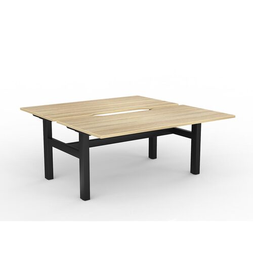 Agile Fixed B2B 2 X 1600 X 800 New Oak On Black