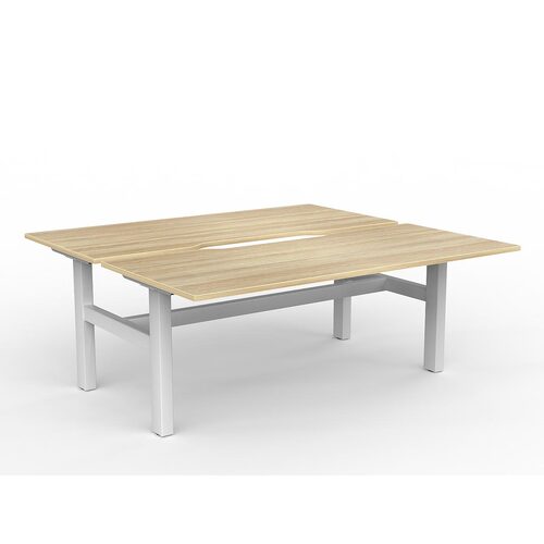 Agile Fixed B2B 2 X 1800 X 800 New Oak On White