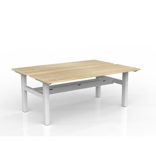 Agile Fixed B2B 2 X 1800 X 600 Cable Tray New Oak On White