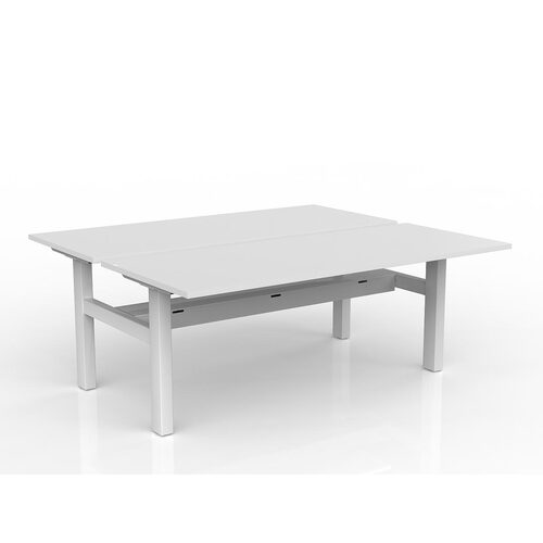 Agile Fixed B2B 2 X 1800 X 750 Cable Tray White On White