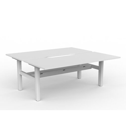 Agile Fixed B2B 2 X 1800 X 800 Cable Tray White On White