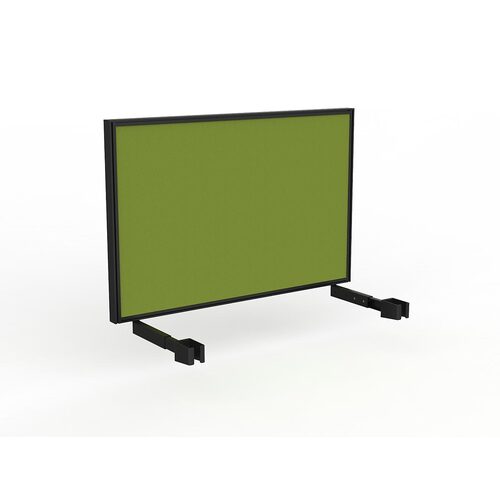 Studio Screen For Single Sided Desk 1200 Green In Black