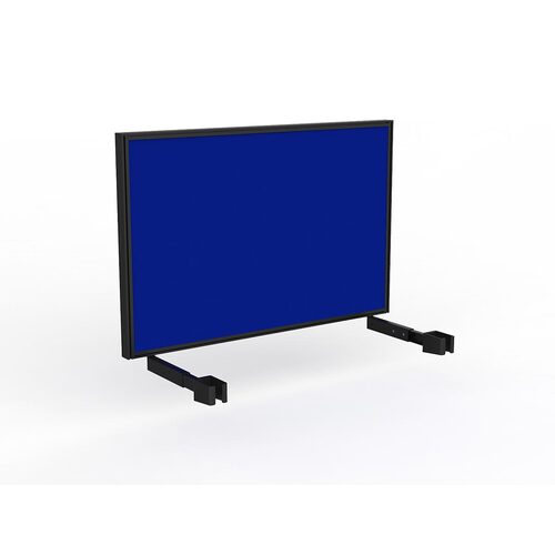Studio Screen For Single Sided Desk 1200 Royal Blue In Black
