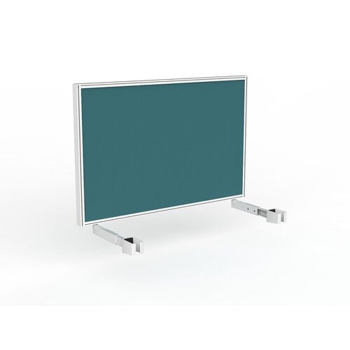 Studio Screen For Single Sided Desk 1200 Blue In White