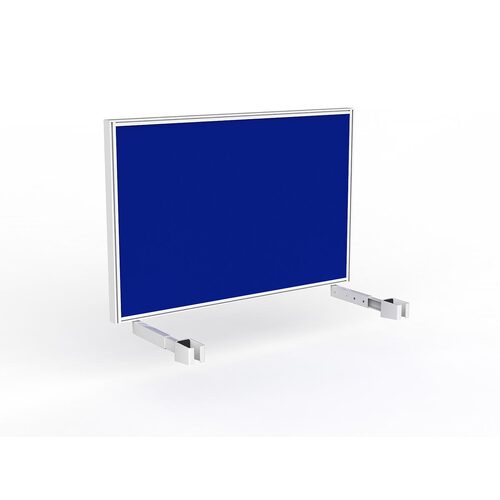 Studio Screen For Single Sided Desk 1200 Royal Blue In White