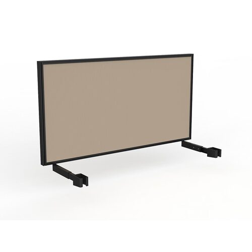 Studio Screen For Single Sided Desk 1500 Camel In Black