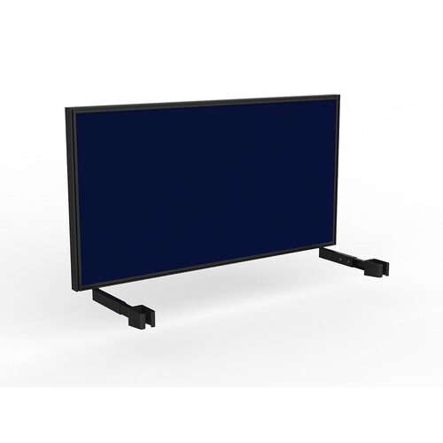 Studio Screen For Single Sided Desk 1500 Navy In Black