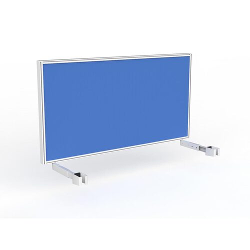 Studio Screen For Single Sided Desk 1500 Baby Blue In White