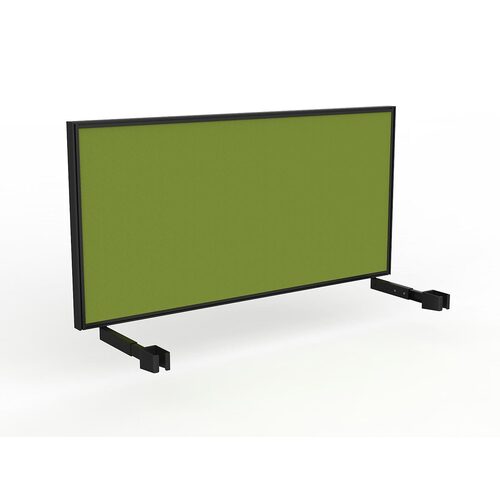 Studio Screen For Single Sided Desk 1600 Green In Black