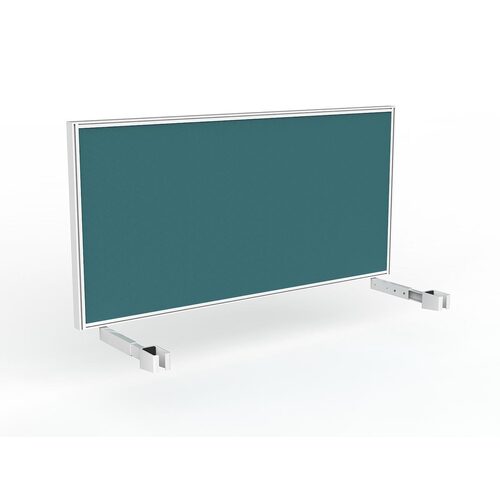 Studio Screen For Single Sided Desk 1600 Blue In White