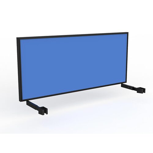 Studio Screen For Single Sided Desk 1800 Baby Blue In Black