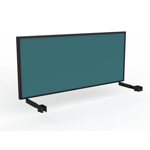 Studio Screen For Single Sided Desk 1800 Blue In Black