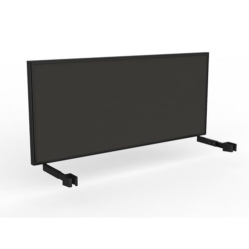 Studio Screen For Single Sided Desk 1800 Charcoal In Black