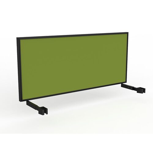 Studio Screen For Single Sided Desk 1800 Green In Black
