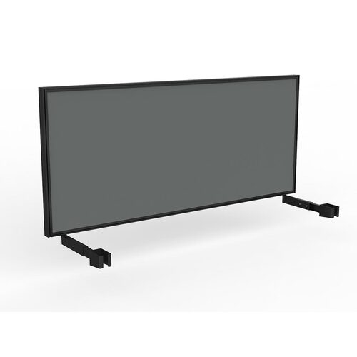 Studio Screen For Single Sided Desk 1800 Grey In Black