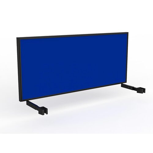 Studio Screen For Single Sided Desk 1800 Sky Blue In Black