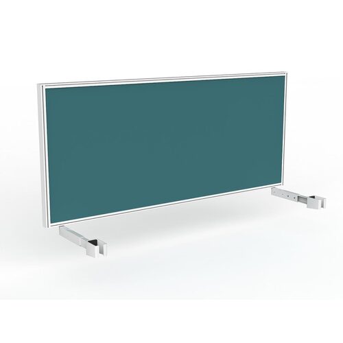 Studio Screen For Single Sided Desk 1800 Blue In White