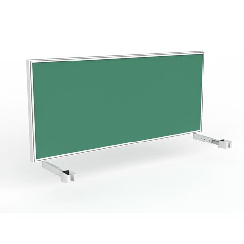 Studio Screen For Single Sided Desk 1800 Fern Green In White