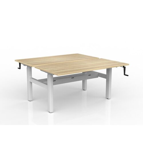 Agile Wind-Up B2B 2 X 1500 X 750 Cable Tray New Oak On White