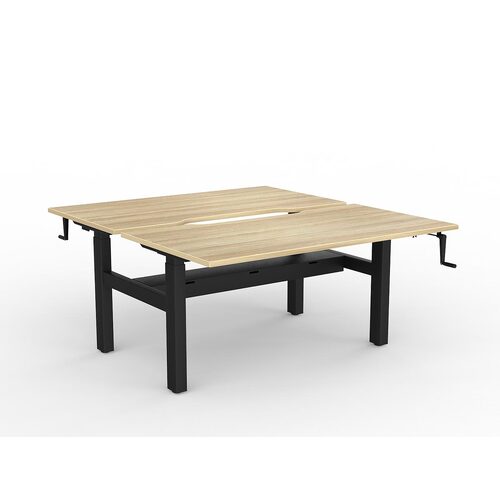 Agile Wind-Up B2B 2 X 1500 X 800 Cable Tray New Oak On Black