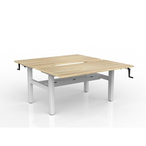 Agile Wind-Up B2B 2 X 1500 X 800 Cable Tray New Oak On White