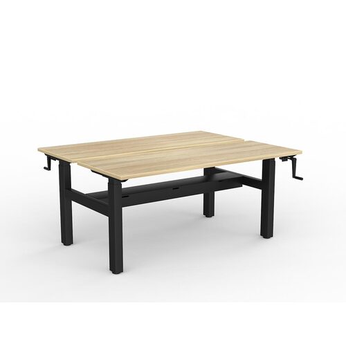 Agile Wind-Up B2B 2 X 1600 X 600 Cable Tray New Oak On Black