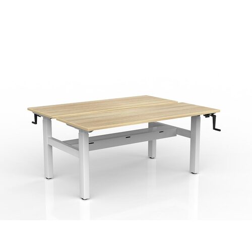 Agile Wind-Up B2B 2 X 1600 X 600 Cable Tray New Oak On White