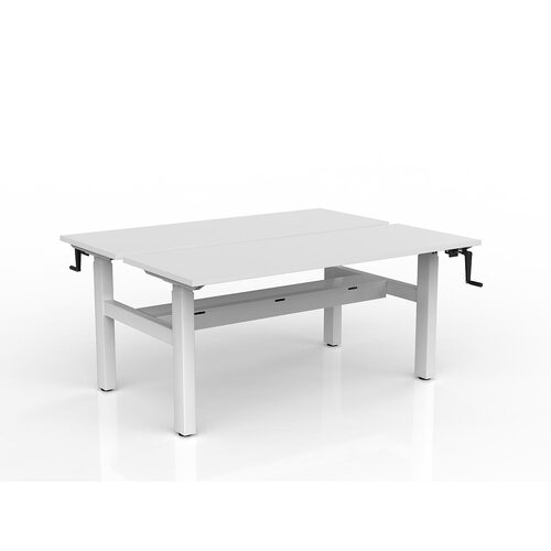Agile Wind-Up B2B 2 X 1600 X 600 Cable Tray White On White