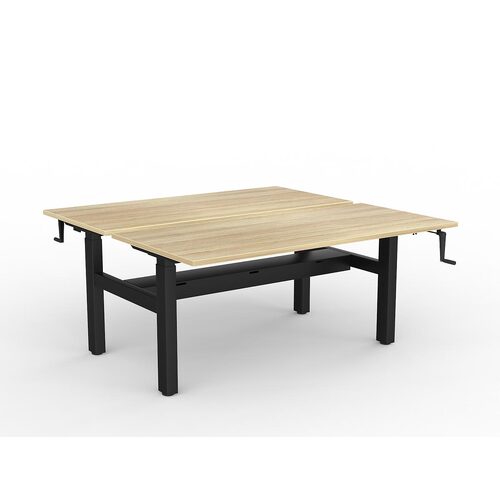 Agile Wind-Up B2B 2 X 1600 X 750 Cable Tray New Oak On Black