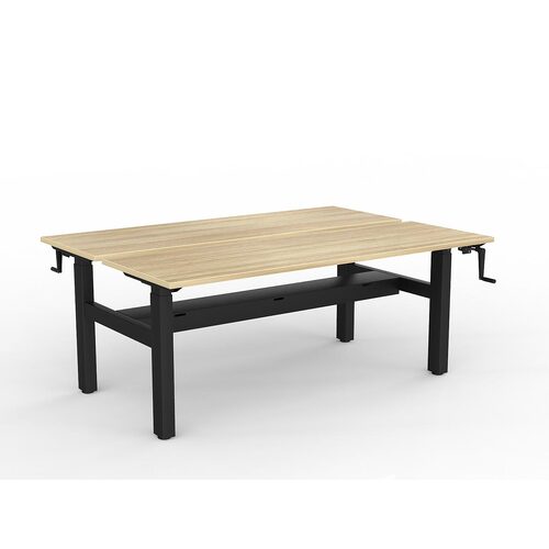 Agile Wind-Up B2B 2 X 1800 X 600 Cable Tray New Oak On Black