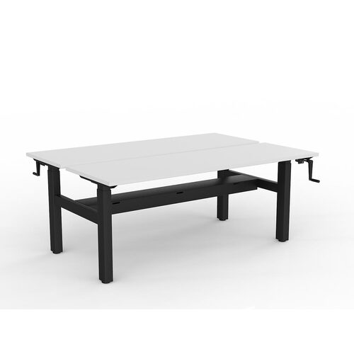 Agile Wind-Up B2B 2 X 1800 X 600 Cable Tray White On Black