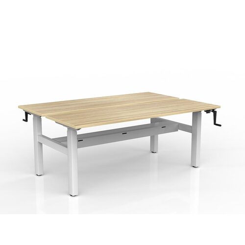 Agile Wind-Up B2B 2 X 1800 X 600 Cable Tray New Oak On White