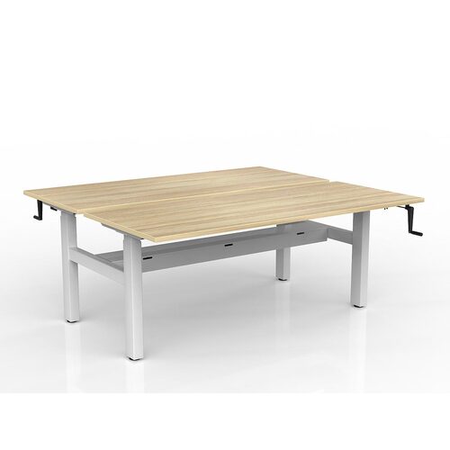 Agile Wind-Up B2B 2 X 1800 X 750 Cable Tray New Oak On White