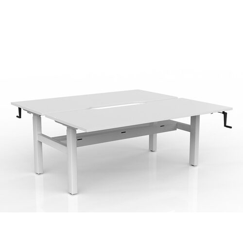 Agile Wind-Up B2B 2 X 1800 X 800 Cable Tray White On White