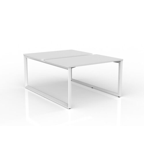 Anvil Loop B2B Desks 2 X 1200 X 750 White On White