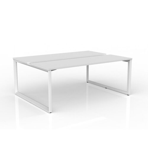Anvil Loop B2B Desks 2 X 1800 X 600 White On White