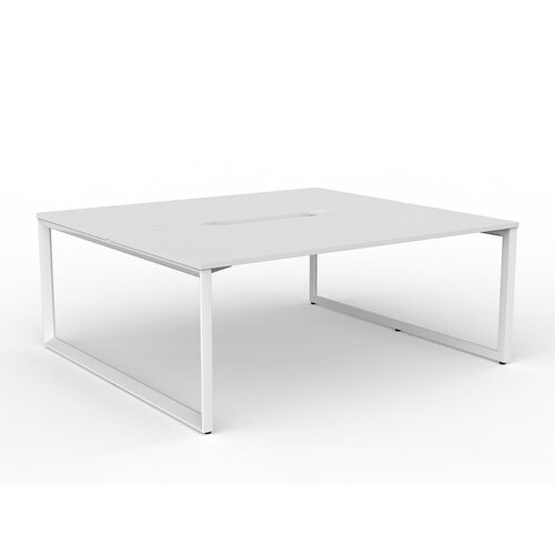Anvil Loop B2B Desks 2 X 1800 X 800 White On White