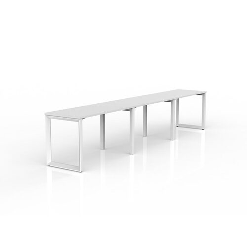Anvil Loop Side By Side Desks 3 X 1200 X 600 White On White