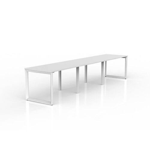 Anvil Loop Side By Side Desks 3 X 1200 X 750 White On White