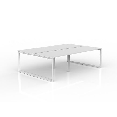 Anvil Loop B2B Desks 4 X 1200 X 750 White On White