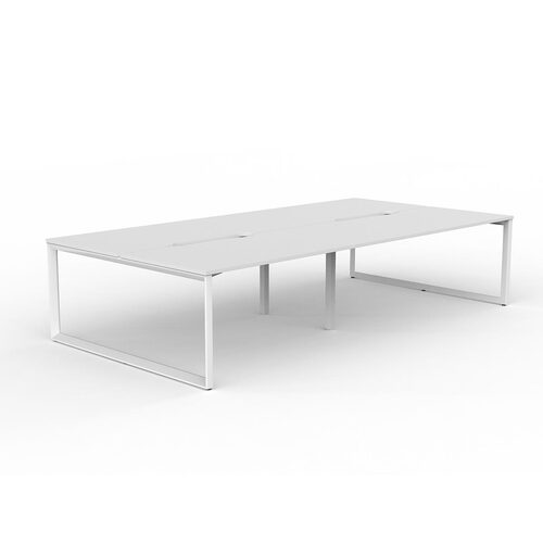 Anvil Loop B2B Desks 4 X 1600 X 800 White On White