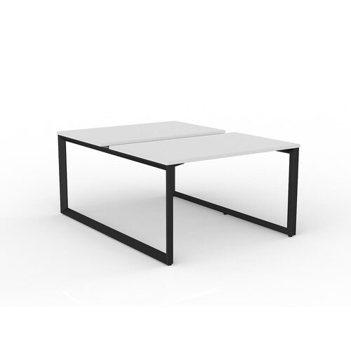 Anvil Loop B2B Desks 2 X 1200 X 750 White On Black