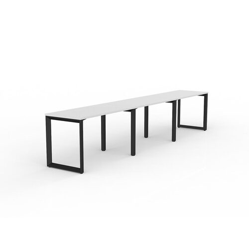 Anvil Loop Side By Side Desks 3 X 1200 X 600 White On Black