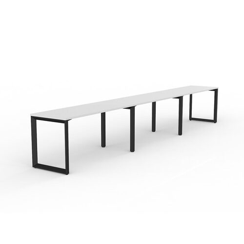 Anvil Loop Side By Side Desks 3 X 1500 X 600 White On Black