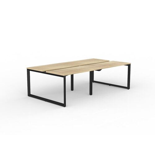 Anvil Loop B2B Desks 4 X 1200 X 600 New Oak On Black