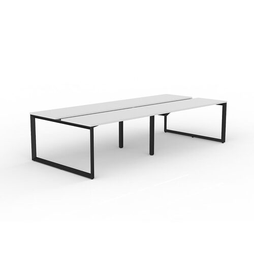 Anvil Loop B2B Desks 4 X 1500 X 600 White On Black