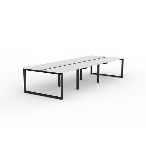 Anvil Loop B2B Desks 6 X 1200 X 600 White On Black